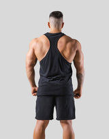 Script Logo Pile Tanktop - Black