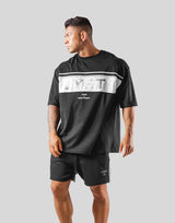 Wide Separate Big T-Shirt - Black