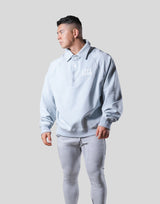 LÝFT Club Sweat Polo Shirt - L.Blue