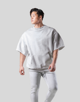 Message Ring Sweat Big T-Shirt - Grey