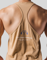 LÝFT × Power House Gym Lion Training Tanktop - Beige