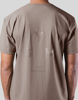 Stretch Waffle Nylon Standard T-Shirt - Sand