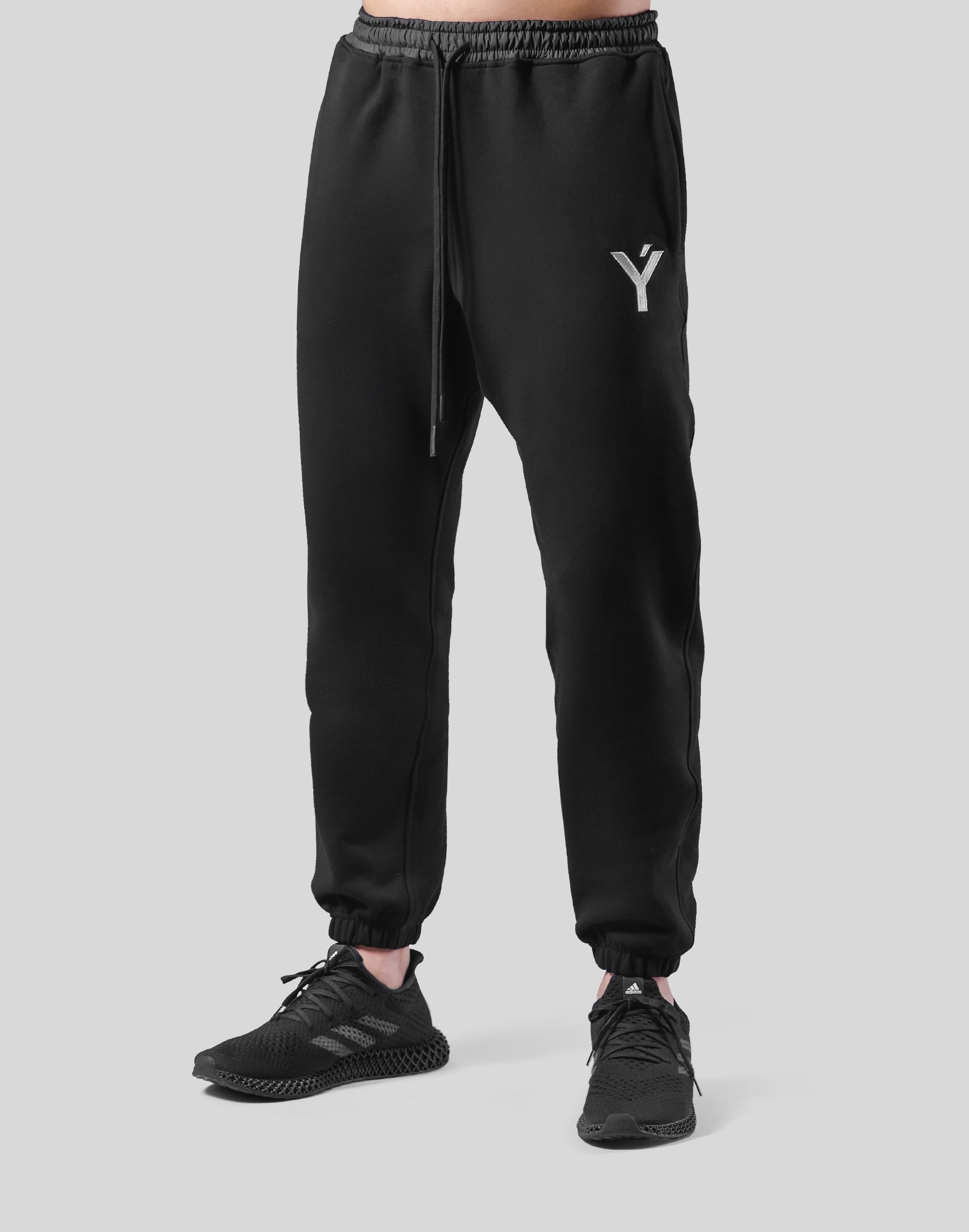 Big Y Stretch Sweat Pants Black – LÝFT - Main Image