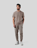 Stretch Waffle Nylon Standard T-Shirt - Sand