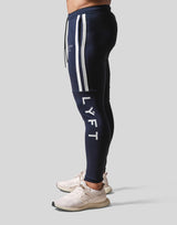 LÝFT Half Cut 2 Line Pants - Navy