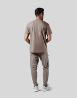 Stretch Waffle Nylon Standard T-Shirt - Sand