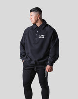 LÝFT Club Sweat Polo Shirt - Black