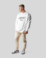 LÝFT CLUB Long T-Shirt - White