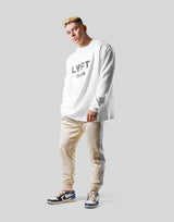 LÝFT CLUB Long T-Shirt - White