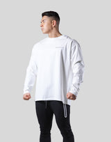 Back Message Vintage Long T-Shirt - Off White