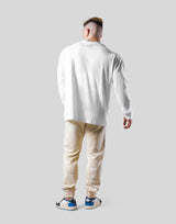 LÝFT CLUB Long T-Shirt - White