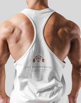 LÝFT × Power House Gym Lion Training Tanktop - White