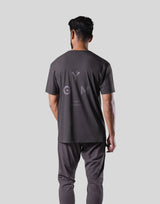Stretch Waffle Nylon Standard T-Shirt - D.Grey