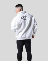 LÝFT Club Sweat Polo Shirt - White