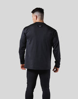LÝFT Wappen Stretch Long T-Shirt - Black