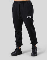 LÝS Logo Stretch Sweat Pants - Black