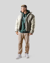 Light Weight Oversize Jacket - Beige