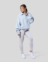 LÝFT Club Sweat Polo Shirt - L.Blue