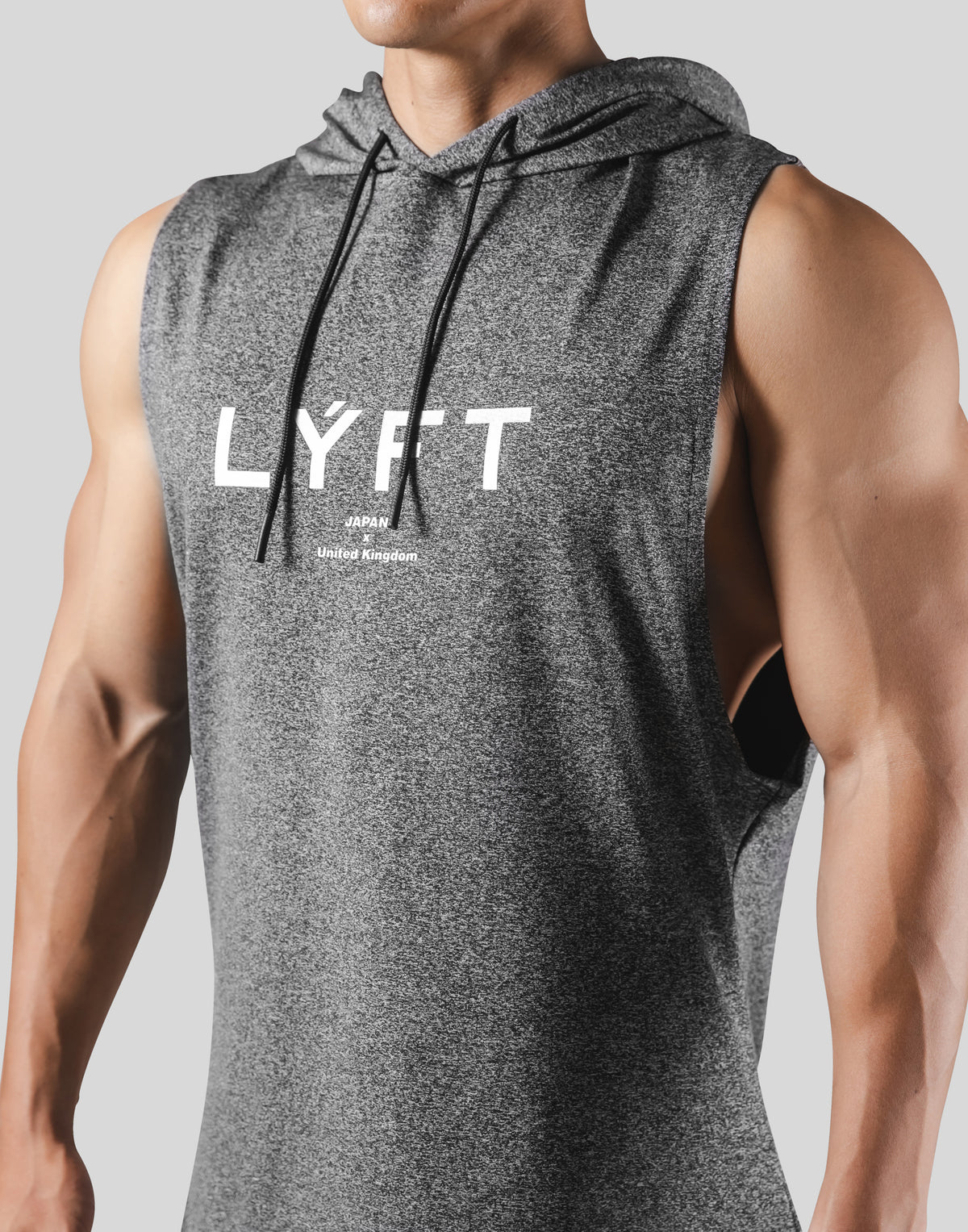 LÝFT 2Way Armhole Hoodie 4 - Grey