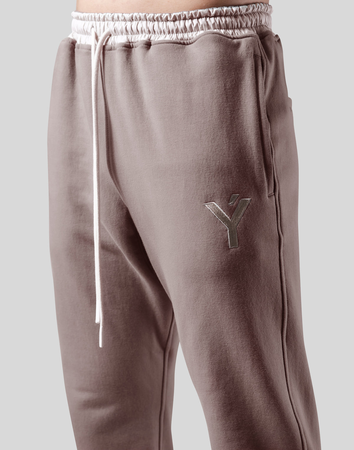 Big Y Stretch Sweat Pants - Beige