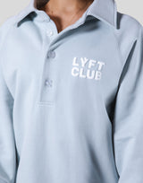 LÝFT Club Sweat Polo Shirt - L.Blue