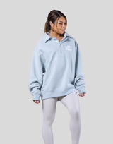 LÝFT Club Sweat Polo Shirt - L.Blue