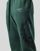 LÝFT × Power House Gym Logo Sweat Pants - Green