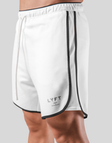 Stretch Seam Wide Shorts - White