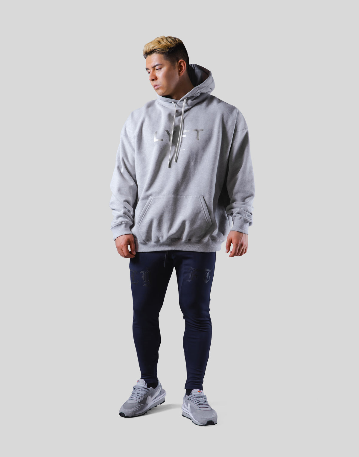 LÝFT Oversize Sweat Hoodie - Grey
