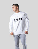 LÝFT Wappen Stretch Long T-Shirt - White