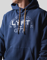 LÝFT × Power House Gym Logo Hoodie - Navy
