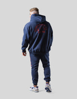 LÝFT × Power House Gym Logo Hoodie - Navy