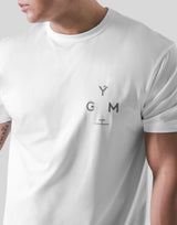 GÝM Stretch Standard T-Shirt - White