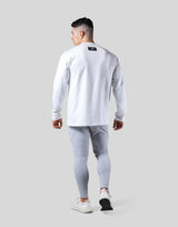 LÝFT Wappen Stretch Long T-Shirt - White