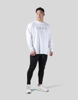 LÝFT Logo Long Sleeve T-Shirt - White