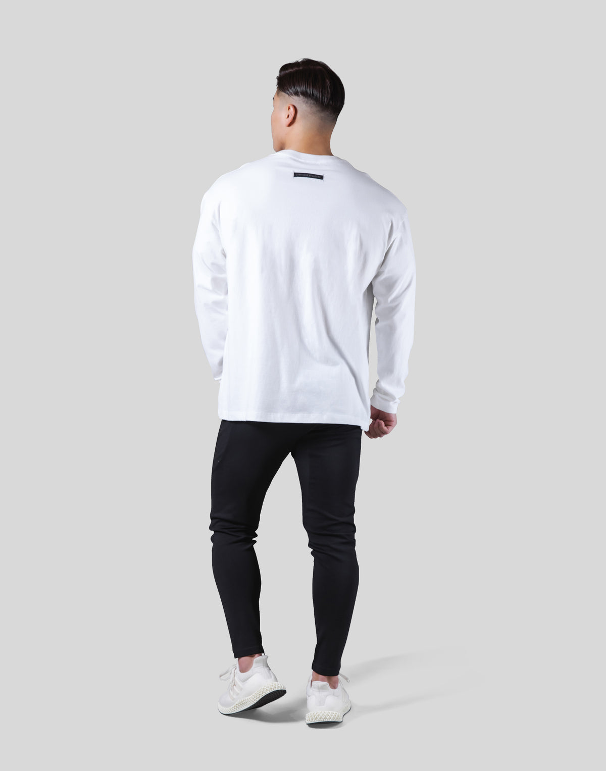 LÝFT Logo Long Sleeve T-Shirt - White