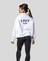 LÝFT Club Sweat Polo Shirt - White