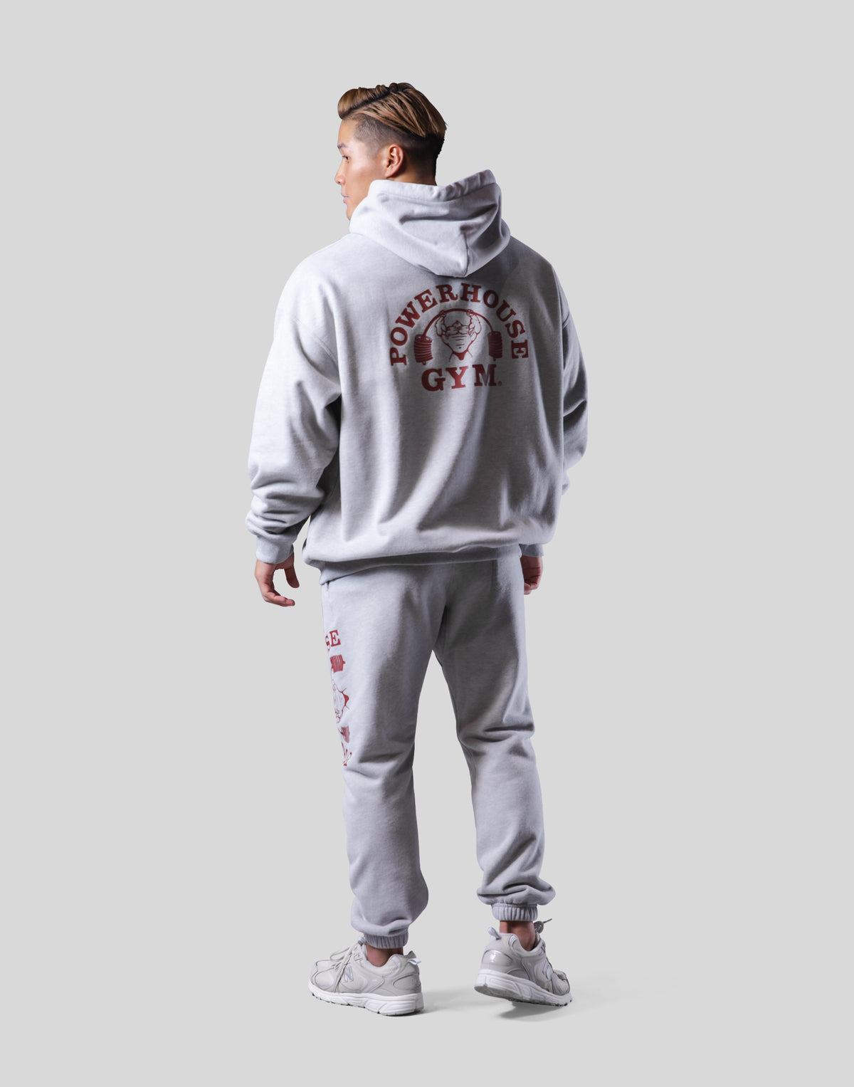 LÝFT × Power House Gym Logo Hoodie - Grey