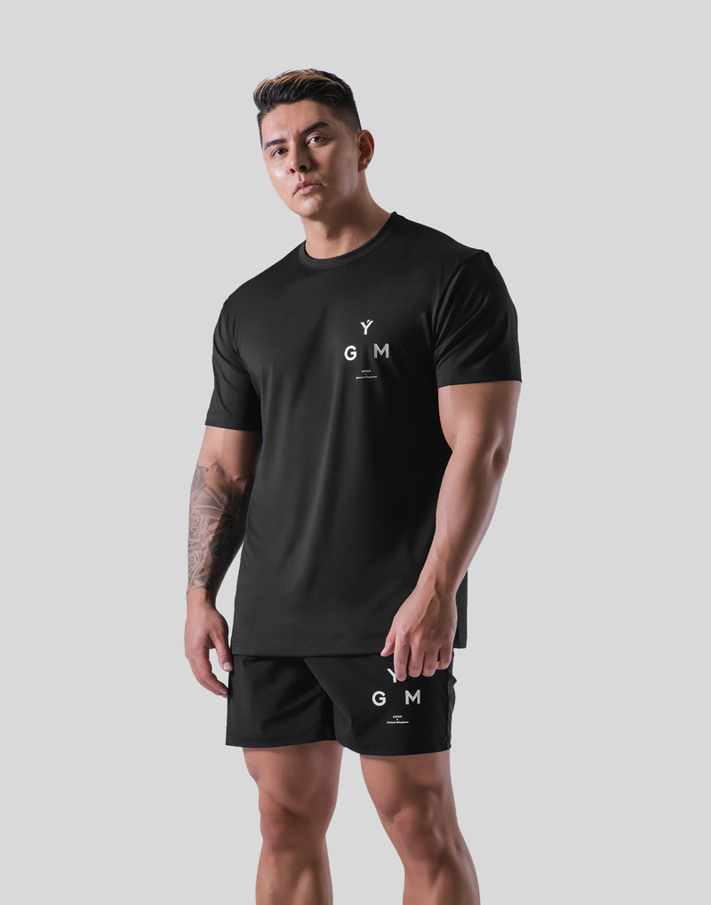 GÝM Stretch Standard T-Shirt - Black