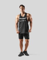 Round Separate Training Tanktop - Black