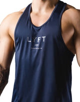 Back Mesh Training Tanktop - Navy