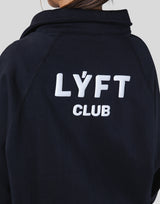 LÝFT Club Sweat Polo Shirt - Black