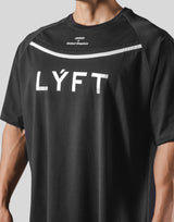 Round Separate Big T-Shirt - Black