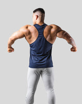 Back Mesh Training Tanktop - Navy