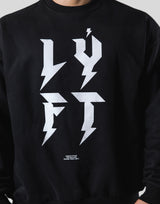 Thunder Logo Crewneck Sweat - Black