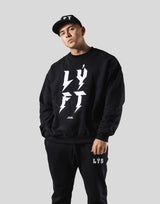 Thunder Logo Crewneck Sweat - Black