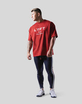 LÝFT Logo Big T-Shirt - Red