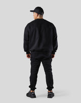 Thunder Logo Crewneck Sweat - Black