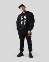 Thunder Logo Crewneck Sweat - Black
