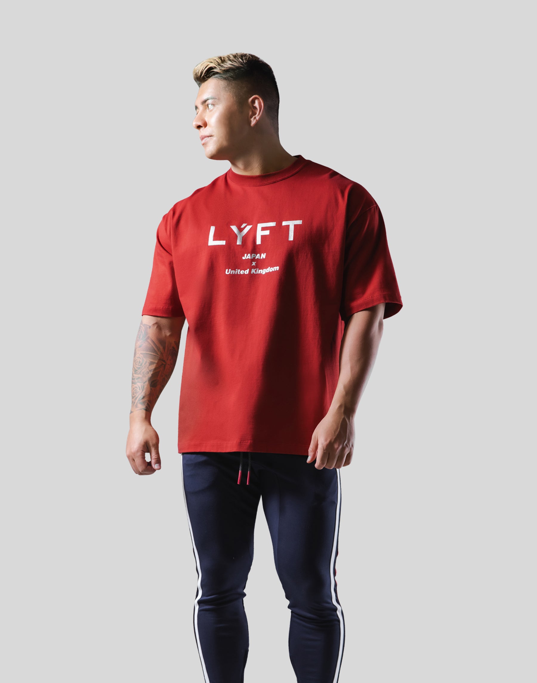 LÝFT Logo Big T-Shirt - Red